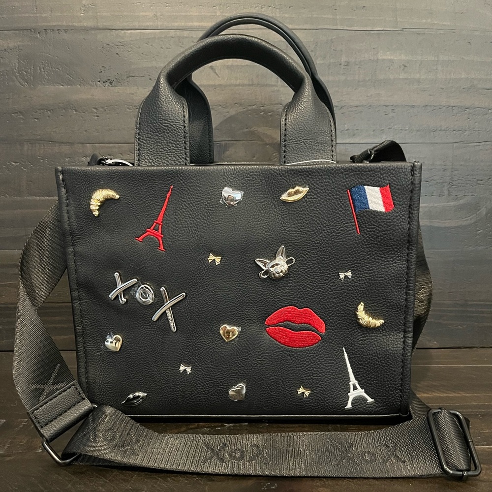Betsey Johnson Nora Paris Charm Mini Tote